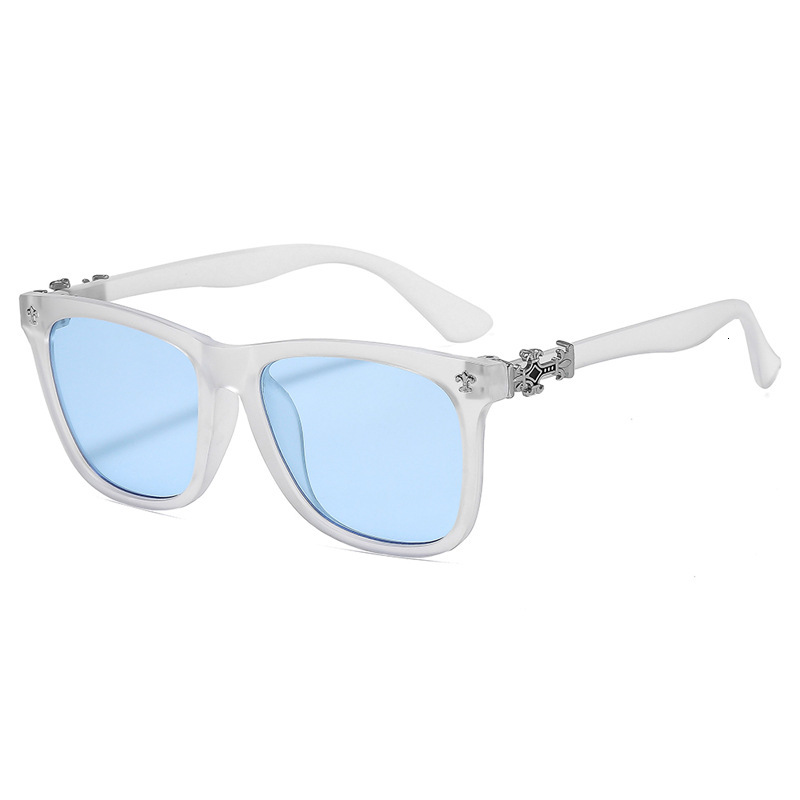 Luxury Brand Designer Sunglasses Trendy Glasses Frame For Men, Similar To Those Worn By Internet Celebrities, With A Retro Artistic Personality, Thick