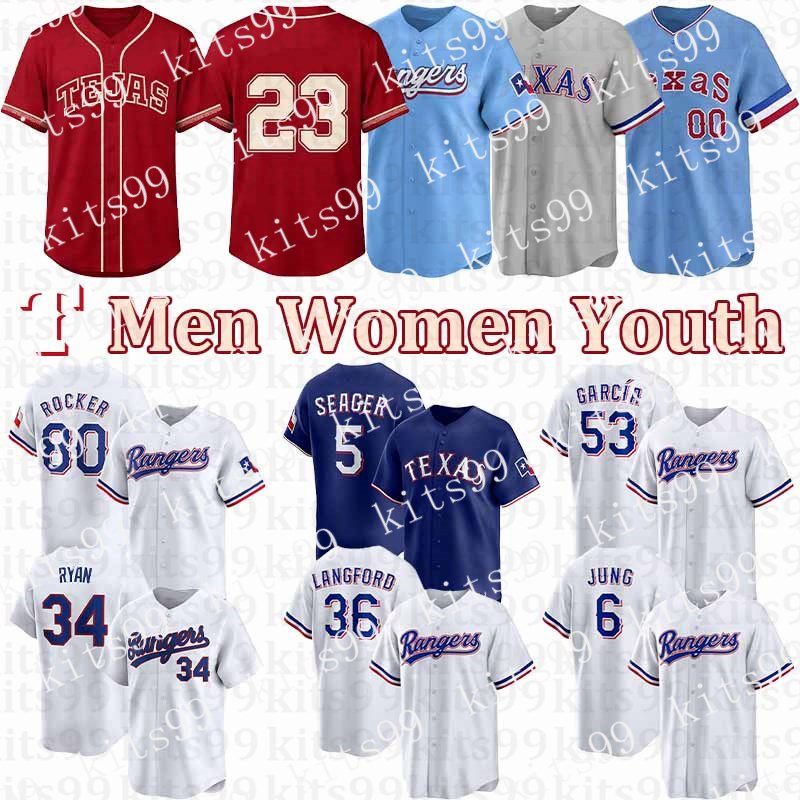 5 Corey Seager 36 Wyatt Langford 2026 RangersS jersey Nolan Ryan Marcus Semien Adolis Garcia Kole Calhoun Gray Hamilton Tejas City Connect Baseball Jerseys