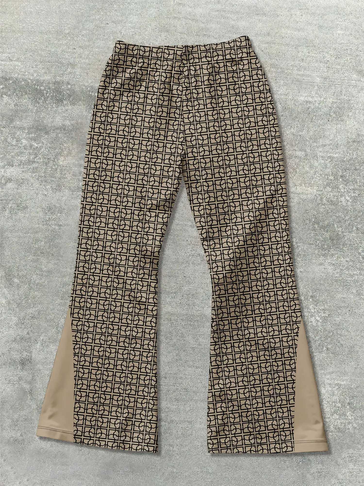 Casual Sweatpants Mid Waist Sporty Female Clothes Streetwear Hip Hop Vintage Pants Y2k Flared Pants Men Loose 3D Print Trousers M260328