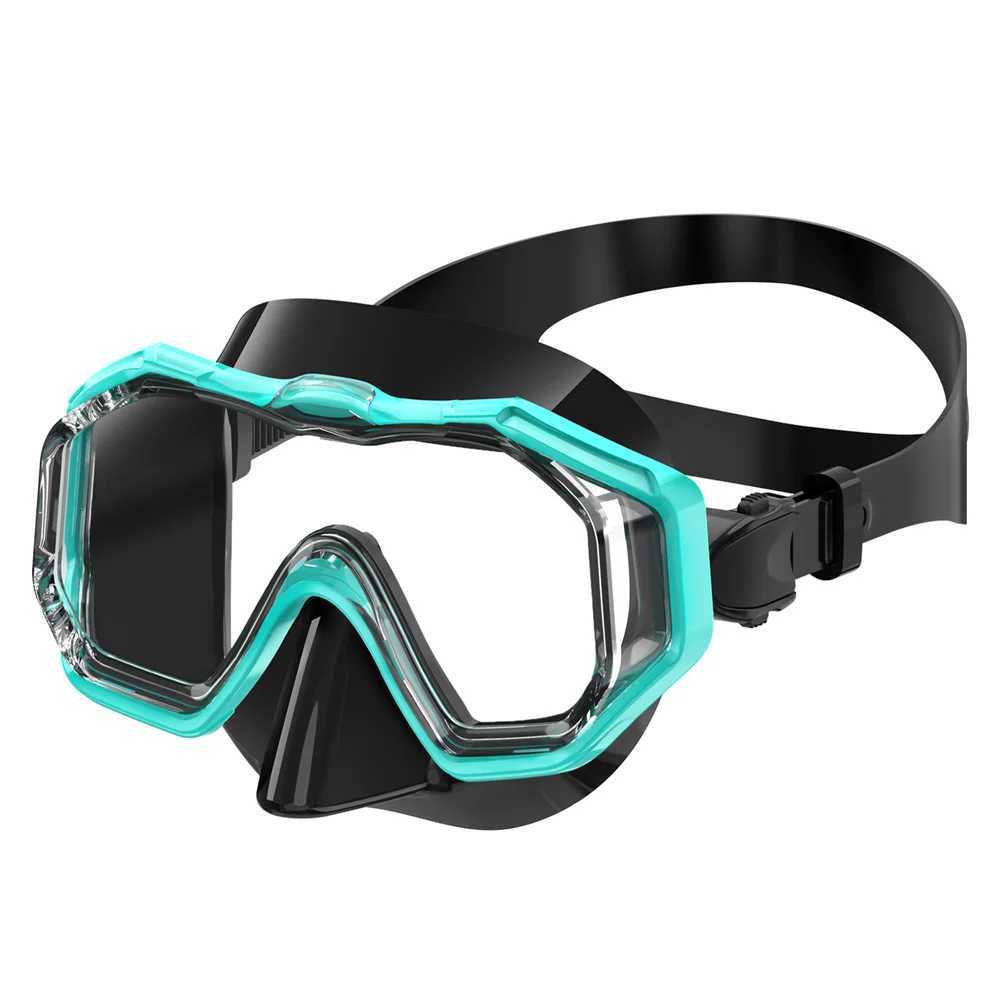 Kids Snorkel Mask 3 Windows Panoramic Wide View HD Three-Lens Adjustable Scuba Snorkeling Swimming Diving For Youth and Child Z260328