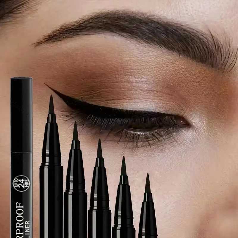 1/2Pcs Black Eyeliner Pencils-Smudge-Proof Waterproof Long-Lasting Beginner-Friendly Smooth High Pigmented Punk Eye Makeup H260328
