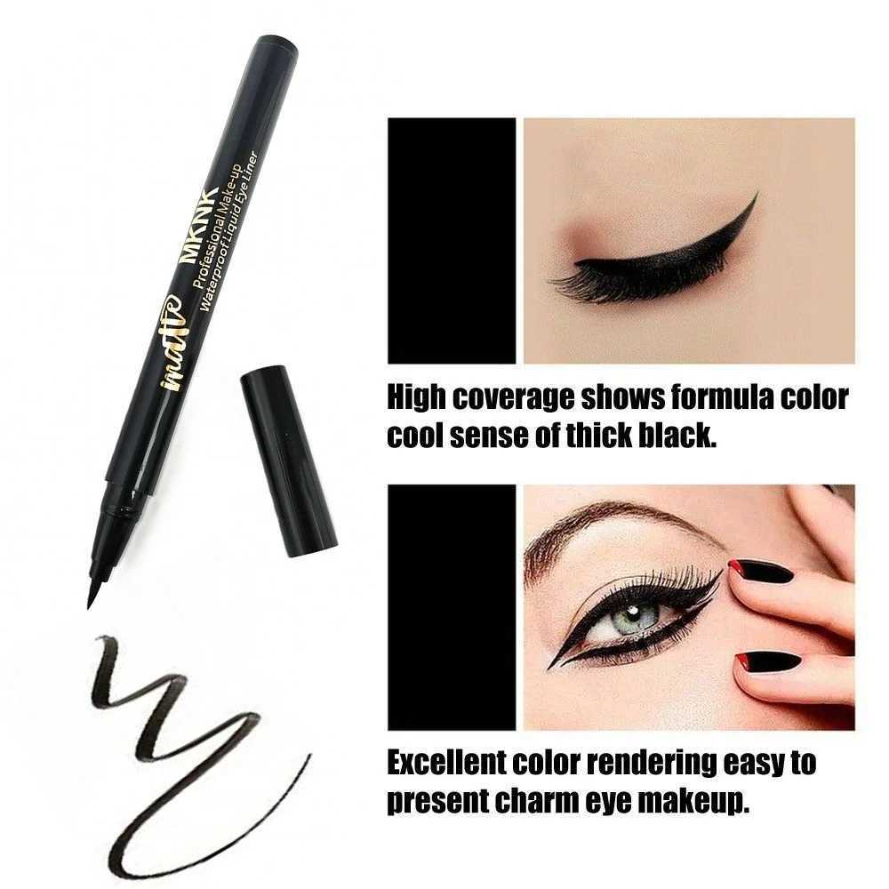 Waterproof Ultra-Fine Liquid Eyeliner Pencils Smudge-Proof Quick-Drying Matte Lasting Black Beginner Eyeliner Gel Pro-Makeup H260328
