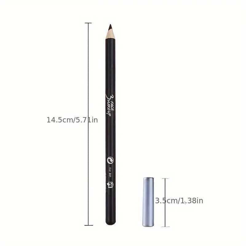 3/5pcs High Pigmented Eyeliner Pencil Hard Refill Black Brown Eyeliner Eyebrow Pencil Long-Lasting Cosmetic H260328