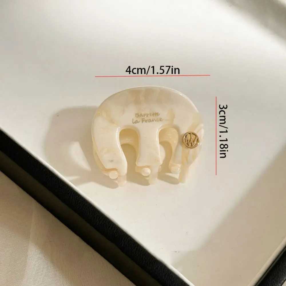 Creative Acetic Acid Acetate Hair Claw Candy Color Headdress Letter Hair Clip Grab Clip Cute Hairpin Girl H260328