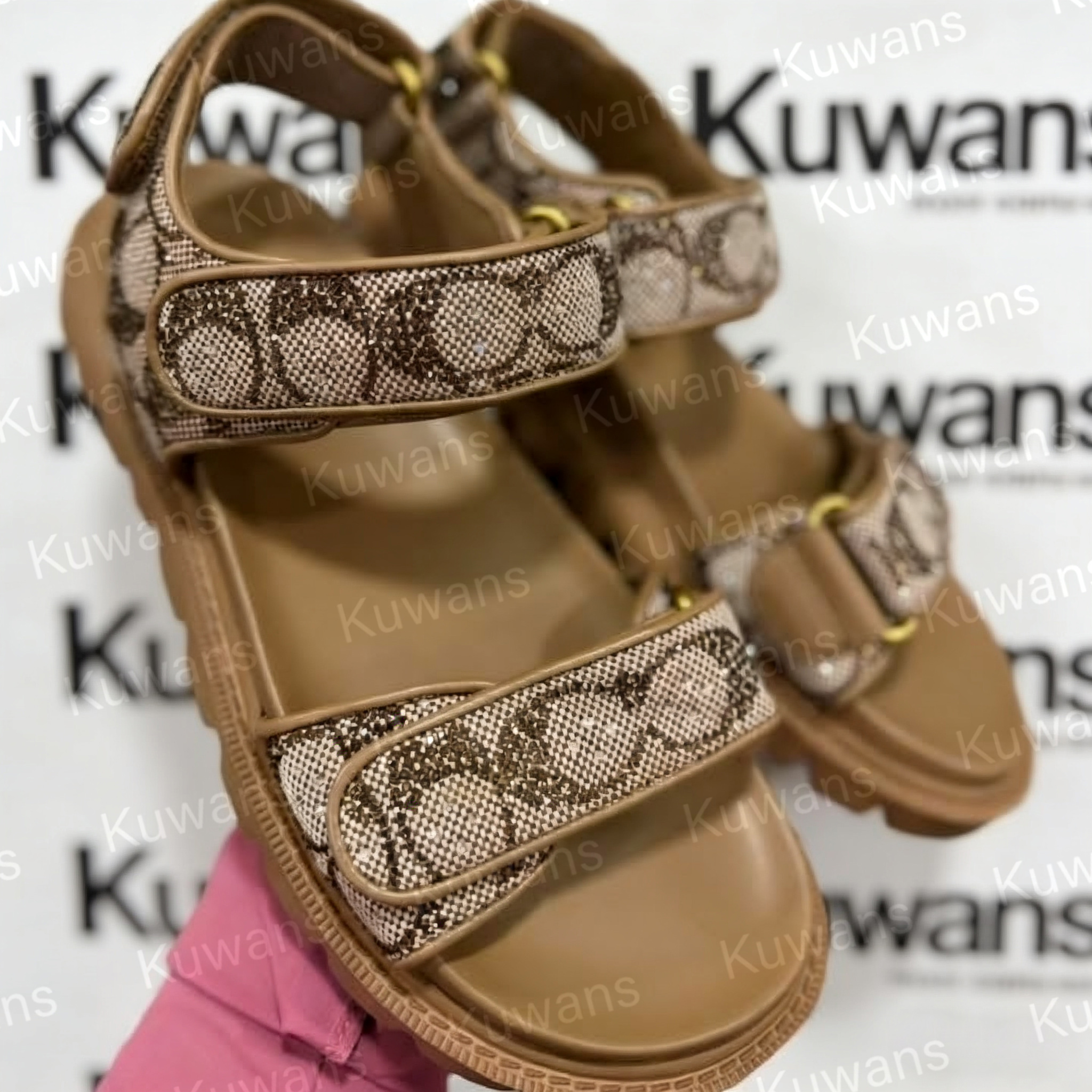 Designer Brynn Slide Sandals In Crystals Signature Jacquard Women Sandal Flat Slides Casual Summer Beach High Quality Luxury Platform Slide Size 35-42
