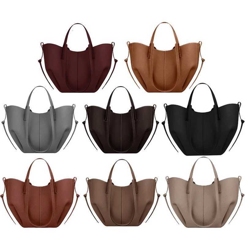 New Womens Big Size Leather Tote Bag Female Niche Large Capacity Wings Handbag Shoulder Bag C260327