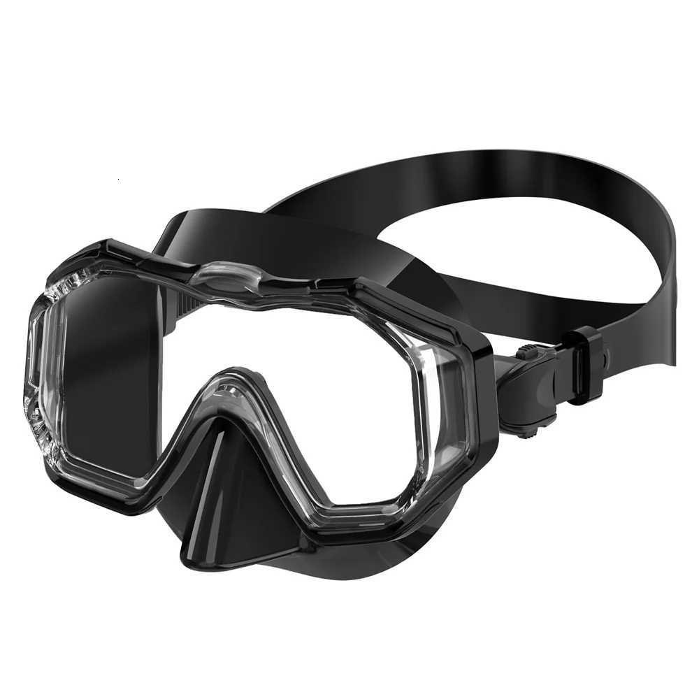 Kids Snorkel Mask 3 Windows Panoramic Wide View HD Three-Lens Adjustable Scuba Snorkeling Swimming Diving For Youth and Child Z260328