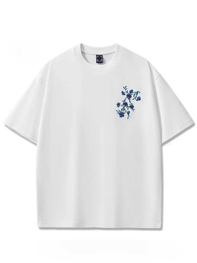 Embroidery T Shirt Men Phoenix Vintage Graphic Tees Harajuku Cotton Short Sleeve Chinese Hip Hop T Shirt Women Summer Fashion C260326