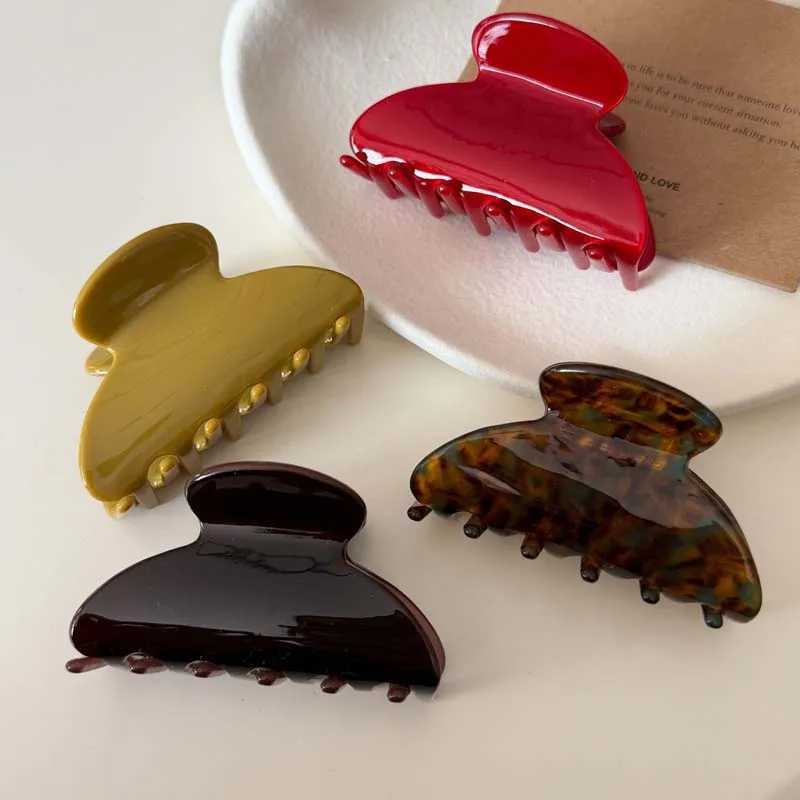 65CM New Korean Woman Advanced Acetate Hair Claw Barrettes Girl Fashion Hair Clips Hair Headwear Lady Hair Accessories Hairpins H260328