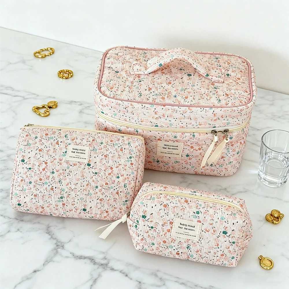 Large Woman Bags Cosmetics Organizer Orange Case Makeup Brushes Traveling Cosmetic Bag Travel Large Toilet Kit Beauty Case Woman D260328