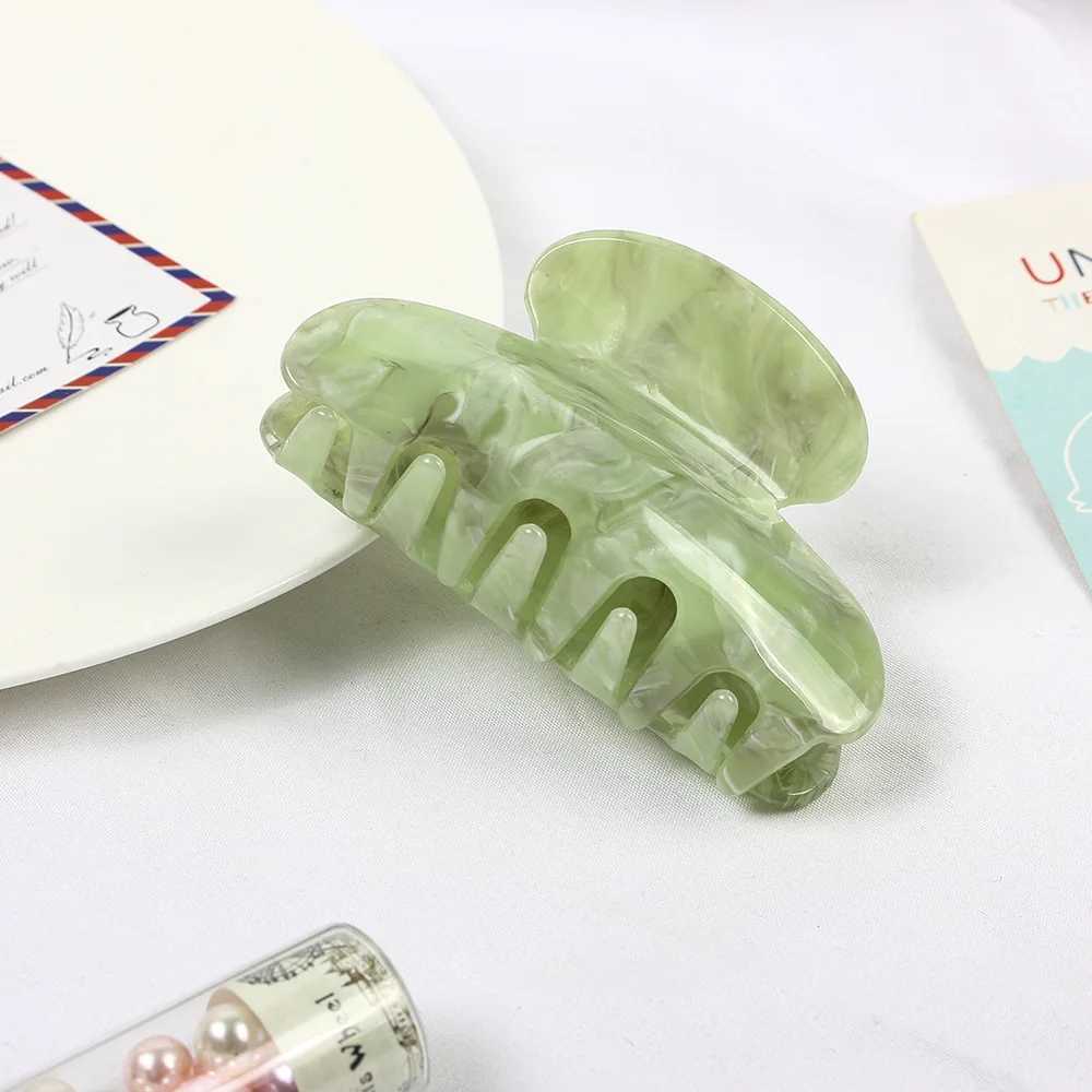 Vintage Hair Clips for Girls Claw Clip New Marble Textured Barrette Crab Hair Clips for Women Acrylic Hair Clip Hair Accessories H260328