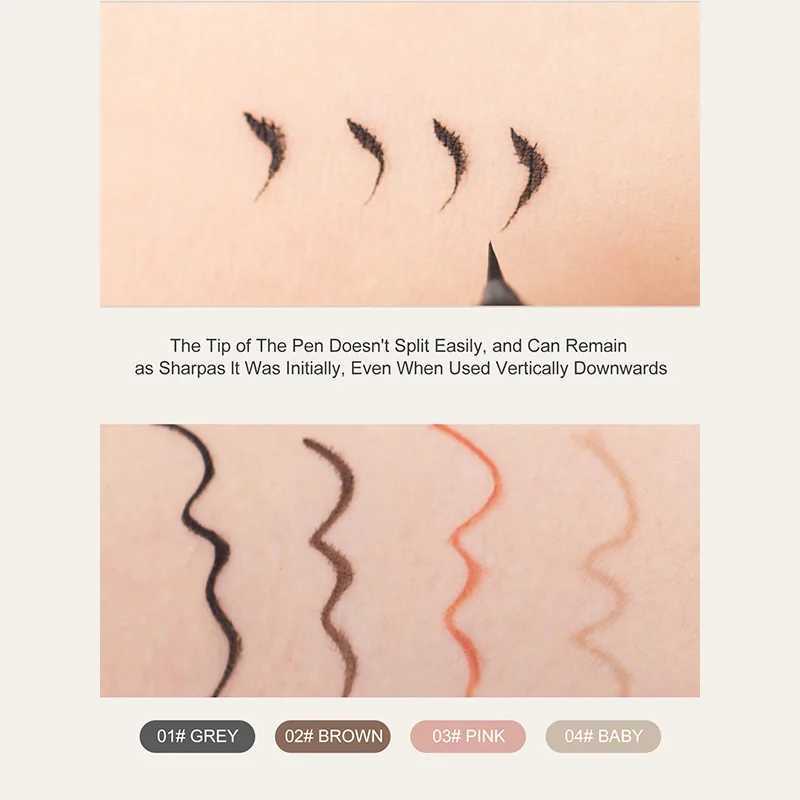 FLORTTE Liquid Eyeliner Pen Long-lasting Waterproof Smudge-proof for Natural Eye Makeup H260328