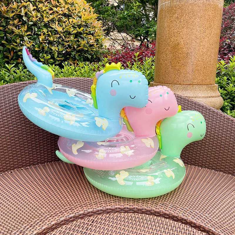 Dinosaur Swim Pool Float Inflatable Swim Tube For Summer Water Beach Swimming Seat Ring Swim Ring Float Z260328