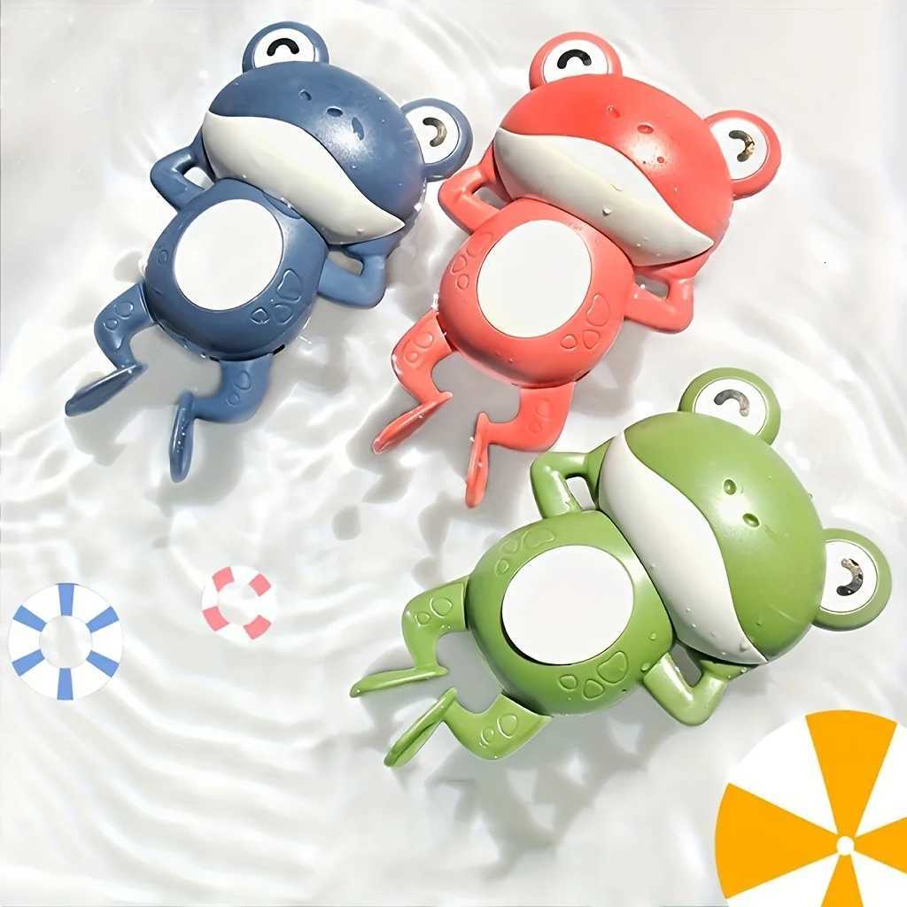 Frog Bath Toy - Non-toxic Plastic Suitable for Water Games Ideal ShowerSwimming Pool Game Partner Gift for Summer Holiday Z260328