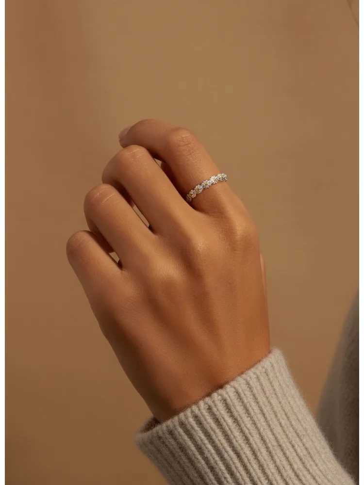 925 Sterling Silver JamesAvery Vintage Daisy Rings for Women Anniversary Engagement Wedding High Quality Fine Jewelry Gift H260328