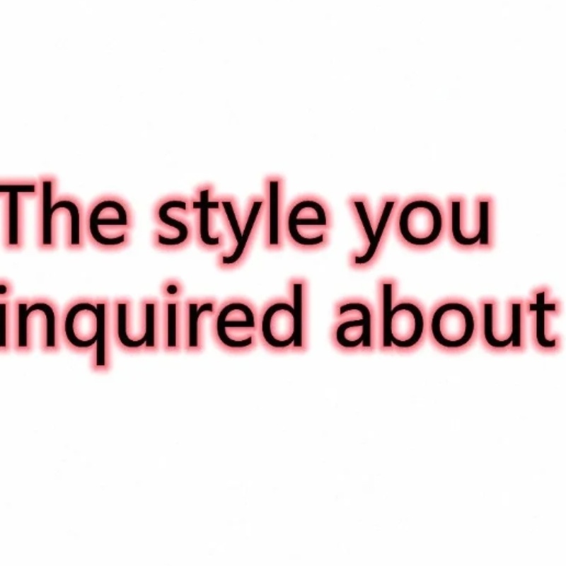 Exclusive customized payment link for shoes that have not yet been listed