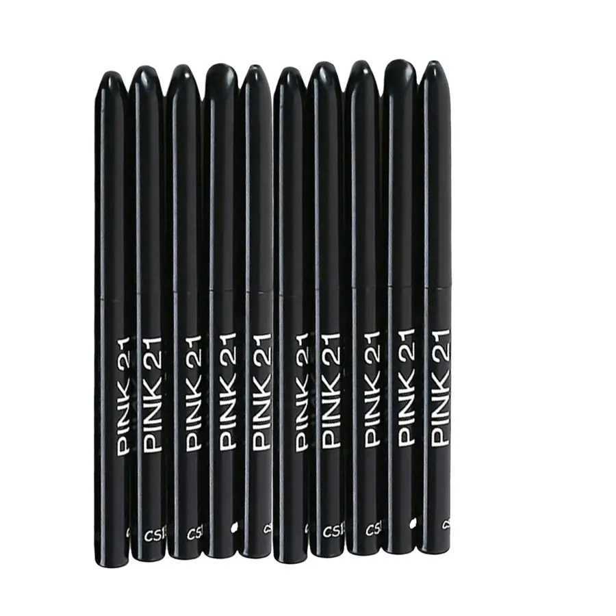 10Pcs Long-Lasting Black Eyeliner Pencils -Waterproof Sweatproof and Smudge-Proof with Easy Twist Eyeliner Pencils H260328