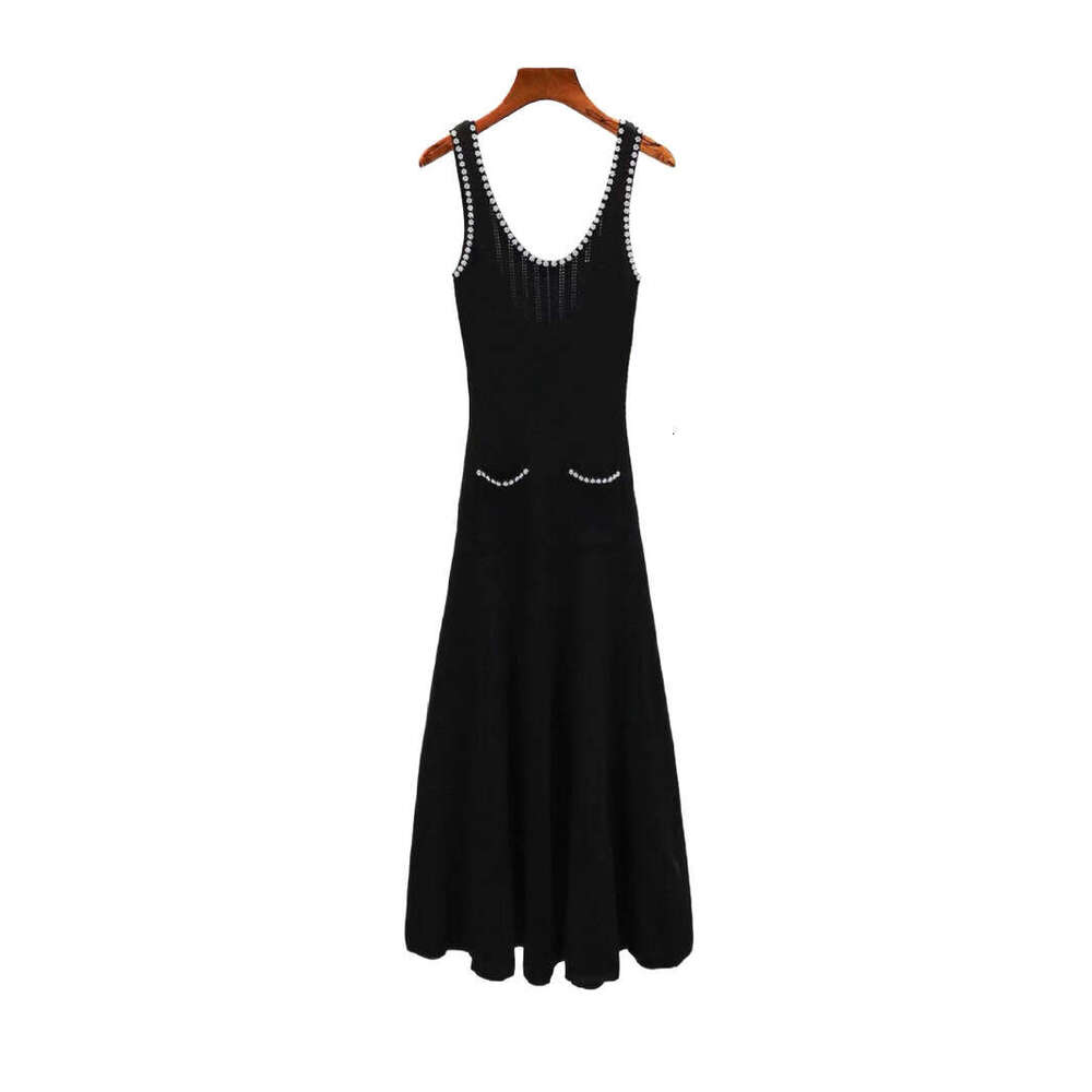 k30 2026 CC summer designer high-end women's French elegant knitted vest dress cardigan sweater