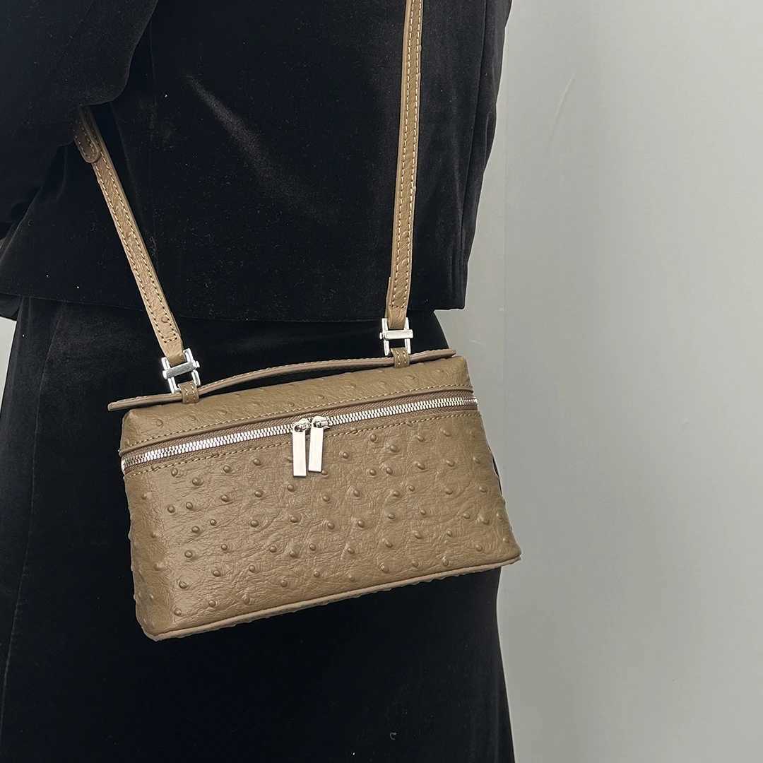 Mendy Womens Bag Ostrich Small Bag Cow Leather Shoulder Bags Crossbody Handbags Clutch Bag Luxury Bags Designers New In handbag C260327