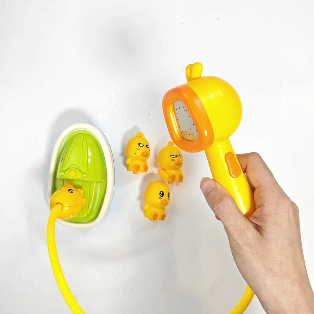 Baby Shower Bathroom Water Playing Little Yellow Duck Flower Shower Divine Device Water Spray Water Playing Toy Z260328