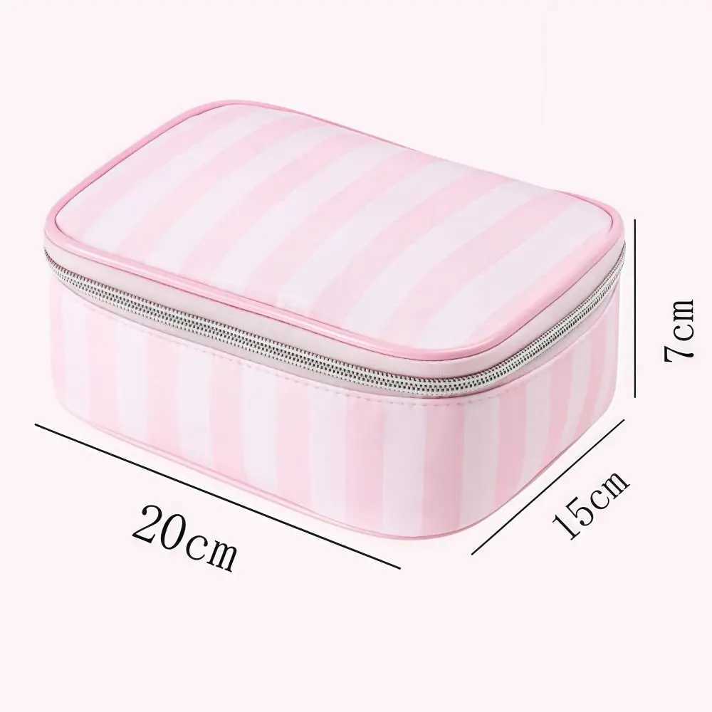Large Capacity Handheld Makeup Bag Portable Minimalist Style Cosmetic Storage Bag Oxford Cloth Travel Design Wash Bags D260328