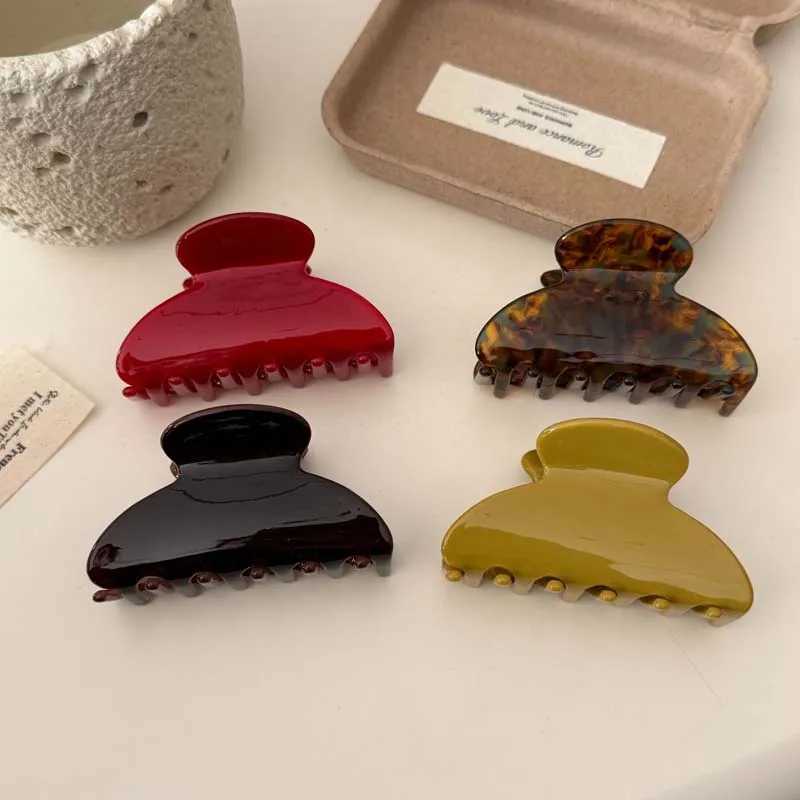 65CM New Korean Woman Advanced Acetate Hair Claw Barrettes Girl Fashion Hair Clips Hair Headwear Lady Hair Accessories Hairpins H260328