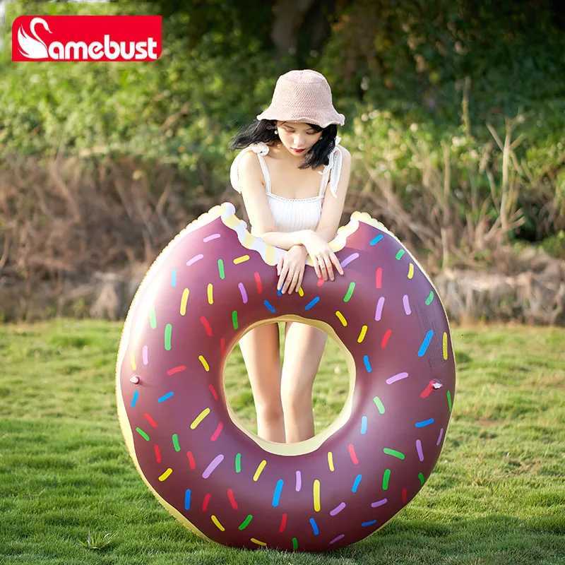 Camebust Inflatable Floating Swimming Pool float Donut Swim ring Pool Mat Floats Tube Water Lounge 40in Z260328
