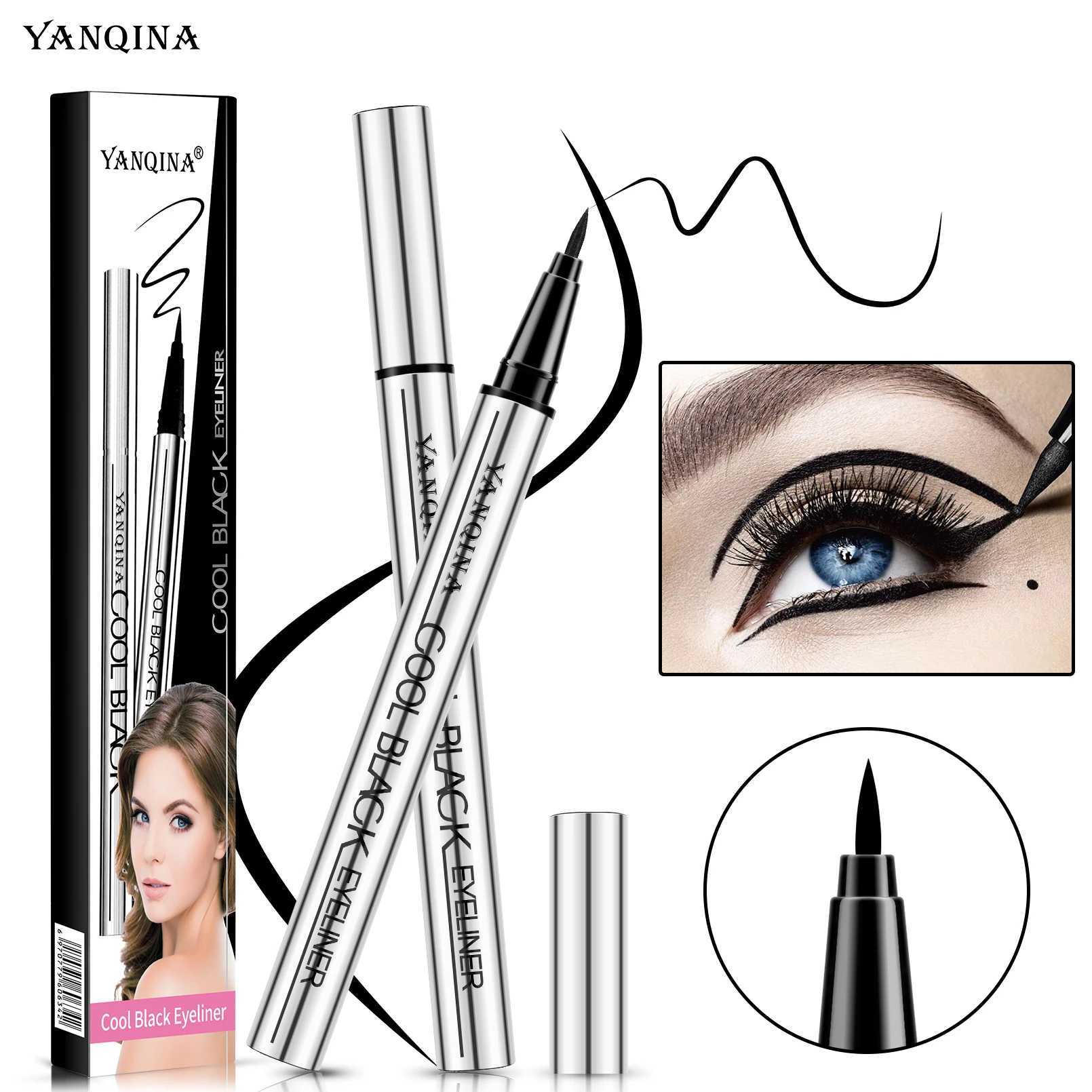 Quick-dry Eyeliner Pencil Makeup Long Lasting Smooth Matte Eye Liner Waterproof Anti Smudge Liquid Eyeliner Pen Eyes Cosmetics H260328