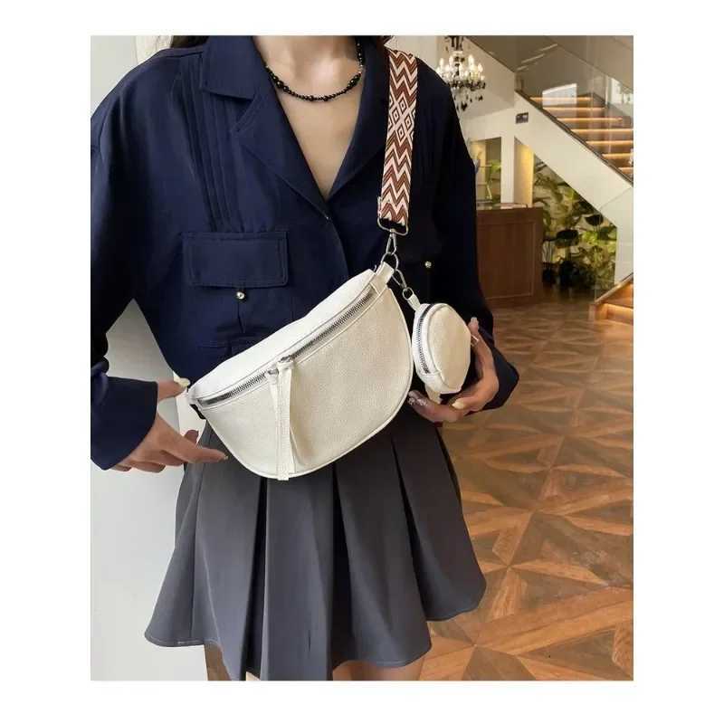 Soft Genuine Leather Fashion Saddle Bag Shoulder Crossbody Bag Luxury Women Cow Leather Casual Phone Pouch Ladies Handbag Purse C260327