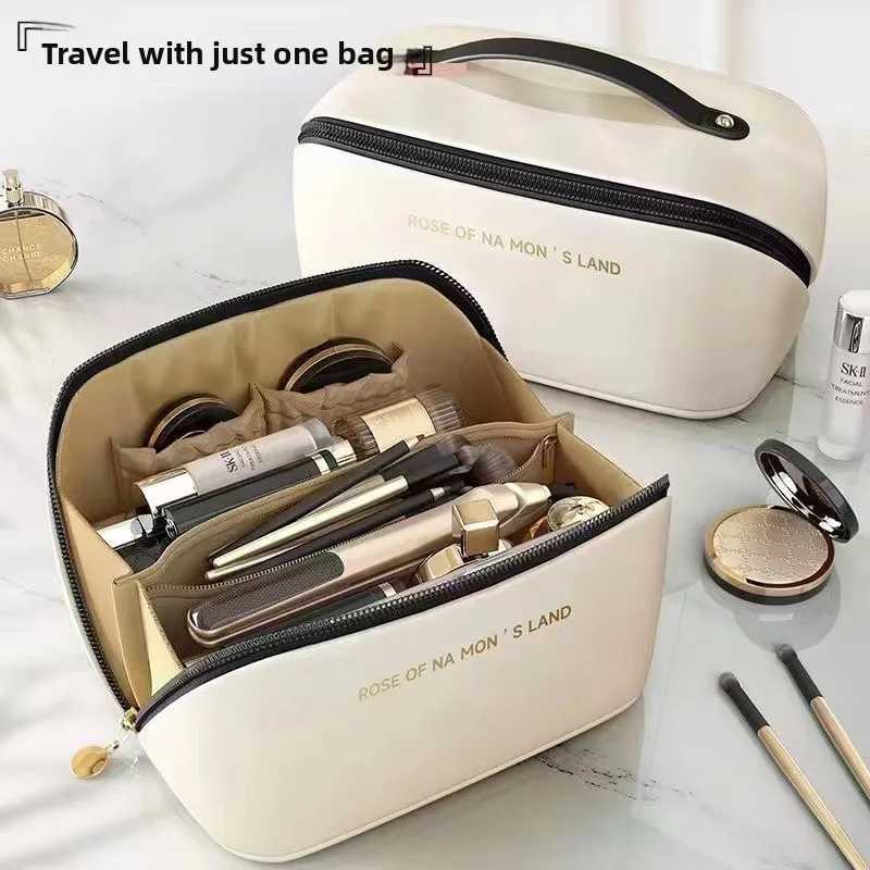 PUPillow Makeup Bag Travel Large Capacity Toiletry Bag Desktop Cosmetic Organizer High-Value Storage Bag D260328