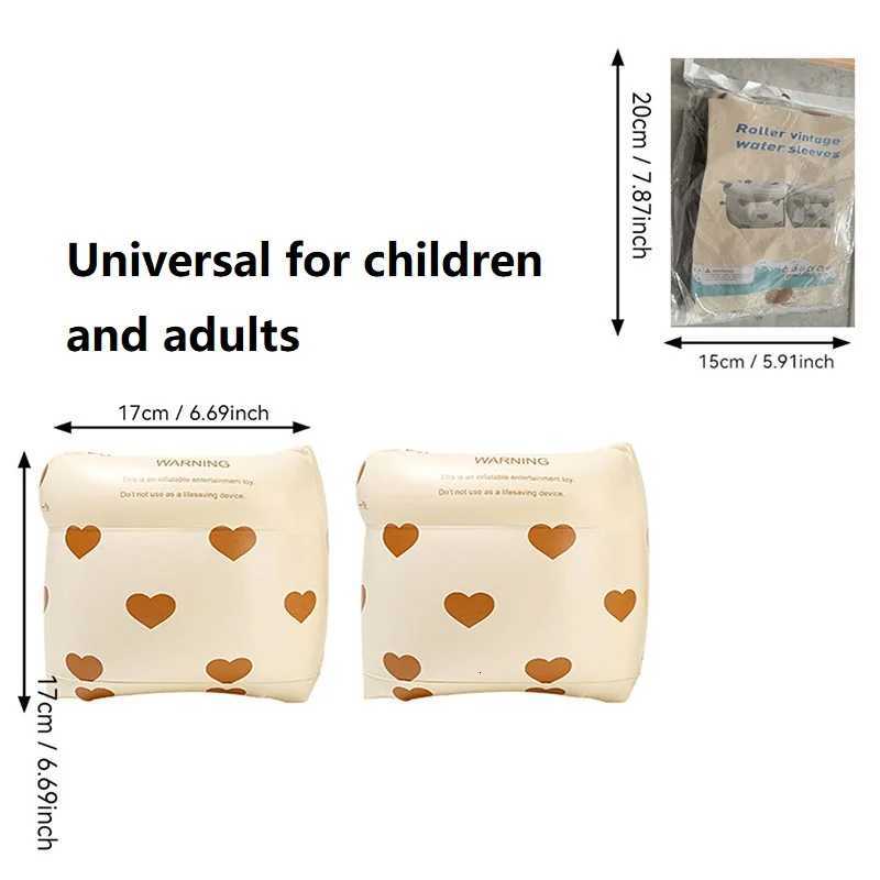 1 Pair Swimming Arm Floaties Cartoon Printing Inflatable Swim Arm Bands Floater Sleeves for Children Adults YYQ01 Z260328