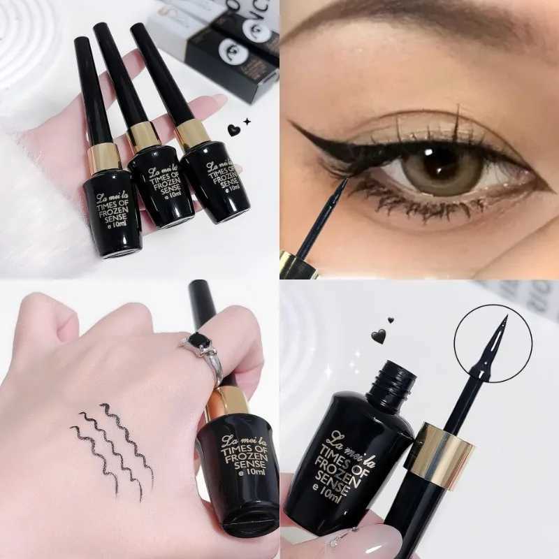 Long-lasting Black Gel Eyeliner Ultra-fine Hard-tipped Waterproof Liquid Eyeliner Pen Quick-Dry Durable Cosmetics Makeup Tool H260328
