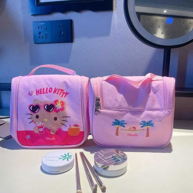 Cartoon Makeup bag Foldable Cosmetic bag Portable Toiletry kit Clutch Bag Travel Makeup organizer Female Bath Washing Pouch D260328