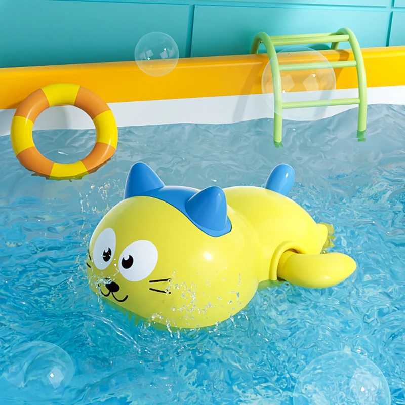 Baby Bath Toys Floating Wind Up Toy Cute Animal Clockwork Bathtub Swimming Pool Toy for Toddlers New Born Bathtub Toys 1-3 Year Z260328