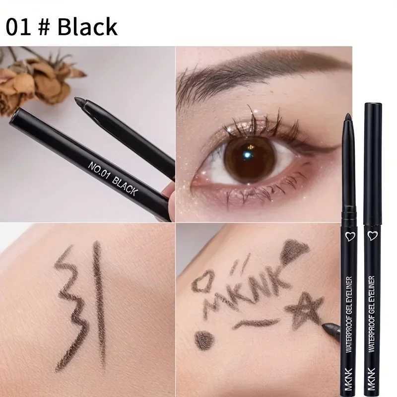 Smooth Waterproof Eyeliner Gel Pencil Blue Brown Eyeliner Soft Easy Wear High Pigment Matte Concealer Pen Lasting Eyes Makeup H260328