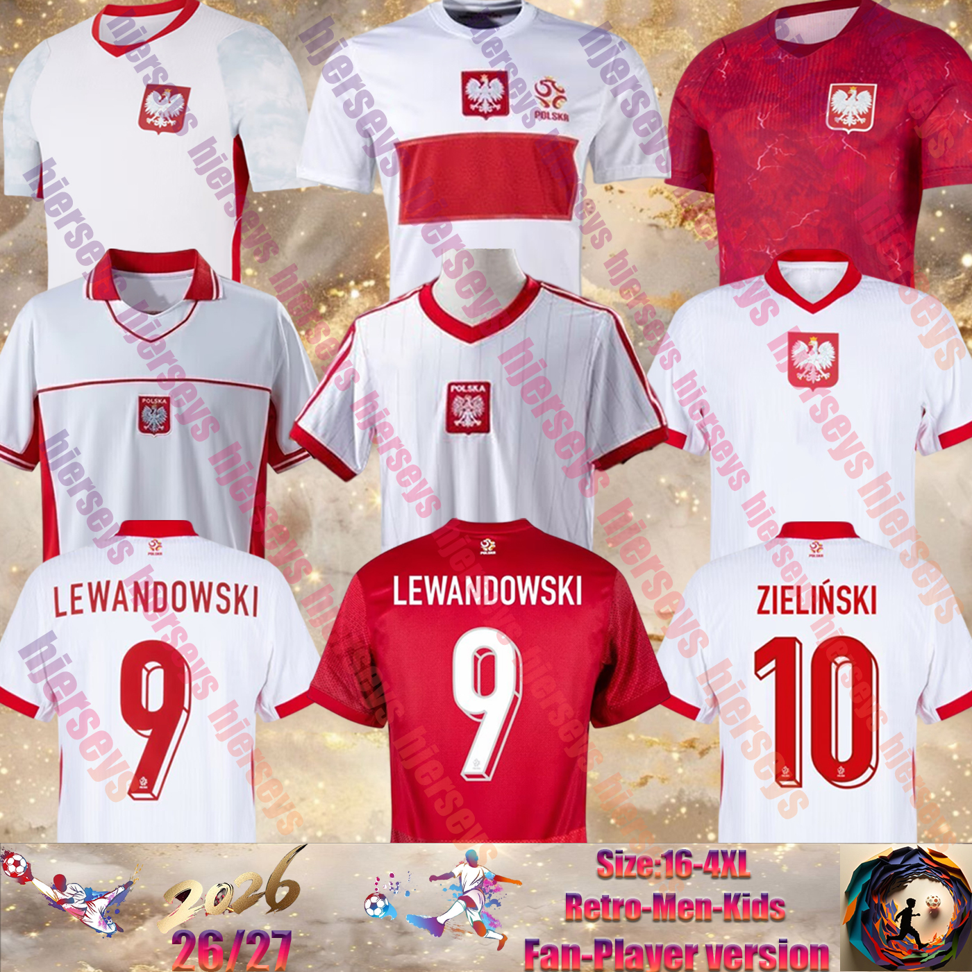 24 25 26 27 World Cup Polands LEWANDOWSKI Soccer Jerseys 82 97 12 BEDNAREK CASH ZIELINSKI SZYMANSKI KIWIOR KRYCHOWIAK GROSICKI MILIK GROSICK men Football shirts kids