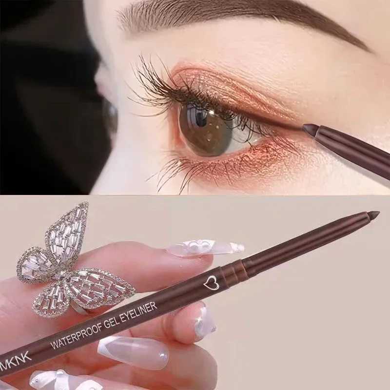 Black Coffee Eyeliner Pencil Matte Waterproof Lasting Lying Silkworm Gel Pen Easy To Wear Eye Liner Pencil Eyes Beauty Cosmetics H260328