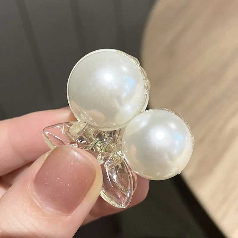 New Acrylic Hair Claws Clips Pearl Hairpins For Woman Large Size Barrette Crab Ladies Fashion Hair Accessories Hairgrip Headwear H260328