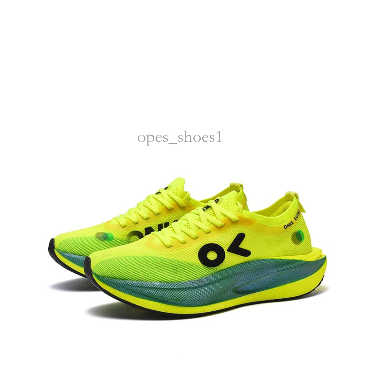 ONKE Women's Summer Lightweight Breathable Carbon Plate Men's Ultra-light Anti-slip Wear-resistant Cushioning Couple Running Sports Shoes