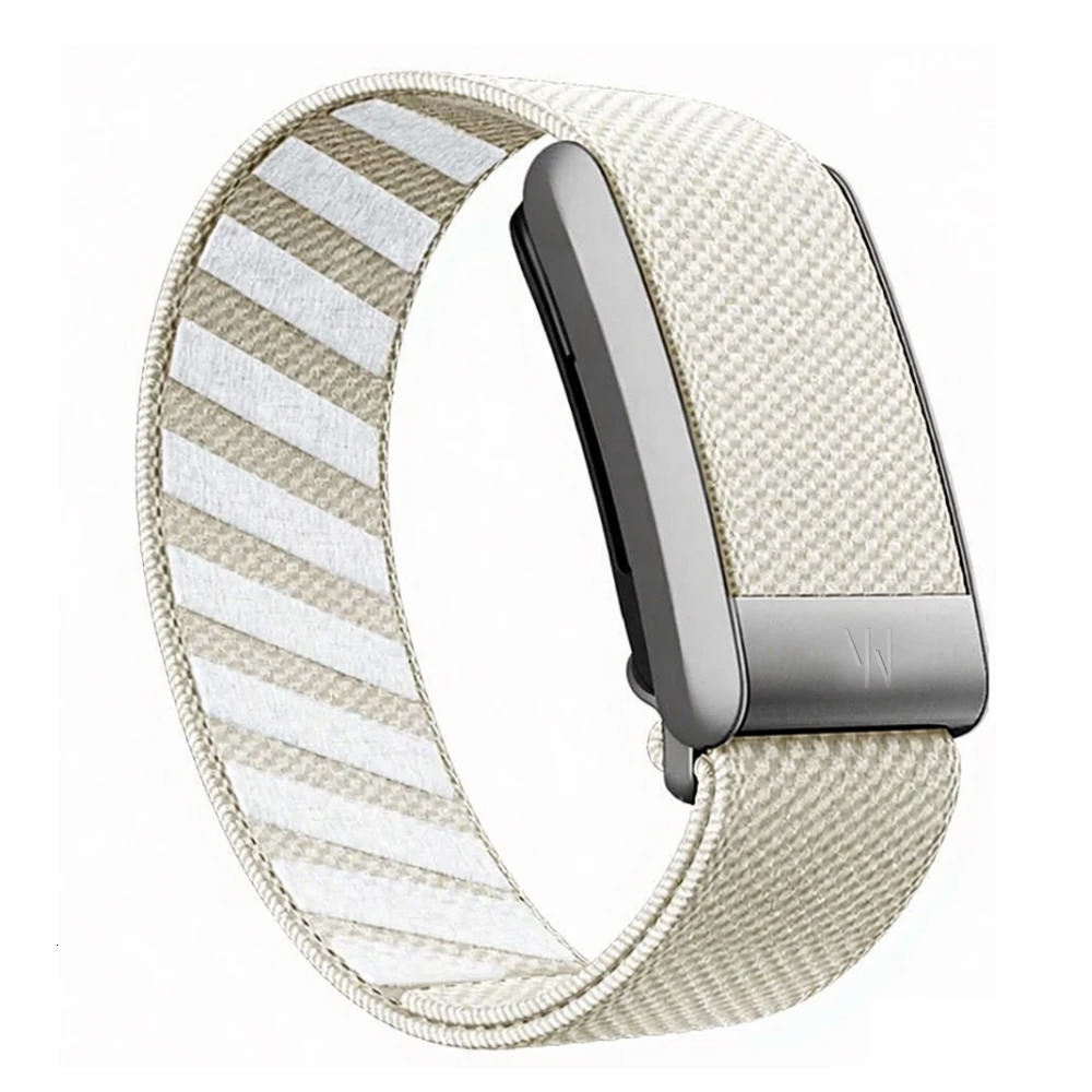 suitable for whoop40 nylon strap woven elastic sports replacement wristband with U-shaped metal frame and letter w 260324