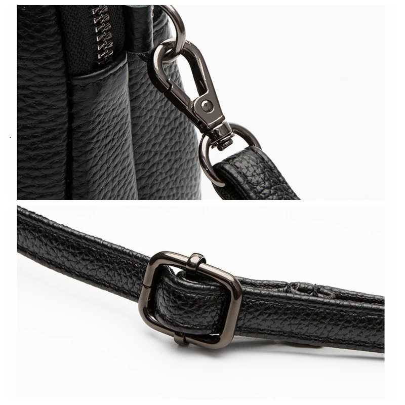 100 Genuine Leather Shoulder Bags For Women Rectangle Small Crossbody Luxury Designer Handbag Female Messenger Pocket C260327