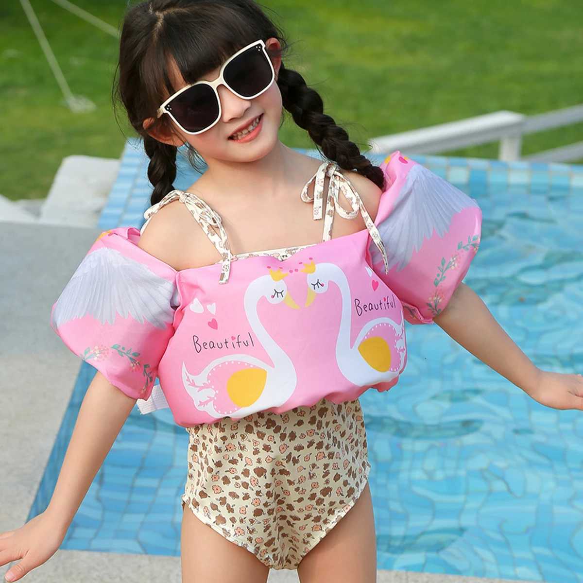 Kids Pool Floats Baby Swimming Vest Foam Armbands Buoy for Infants Better than Inflatable Rings for Learning to Swim Z260328