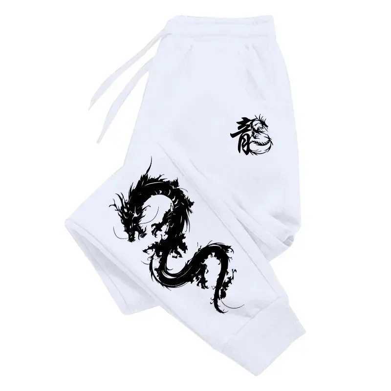 Mens Casual Sport Jogger Pants Home Outdoor Comfortable Soft Trousers Super Cool Chinese Dragon Printed Sweatpants M260328