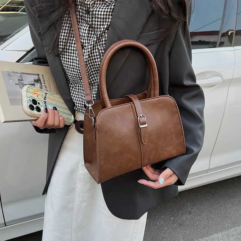 MOODS Classic Small Round Top-handle Bags For Women PU Leather Solid Color Large Capacity Shopping Shoulder Cross Body Bag 2026 C260327