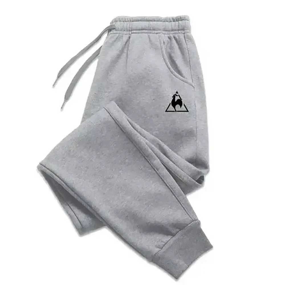 Mens fleece casual pants for spring and autumn sporty running pants fashionable Harajuku street style sizes S-3XL M260328