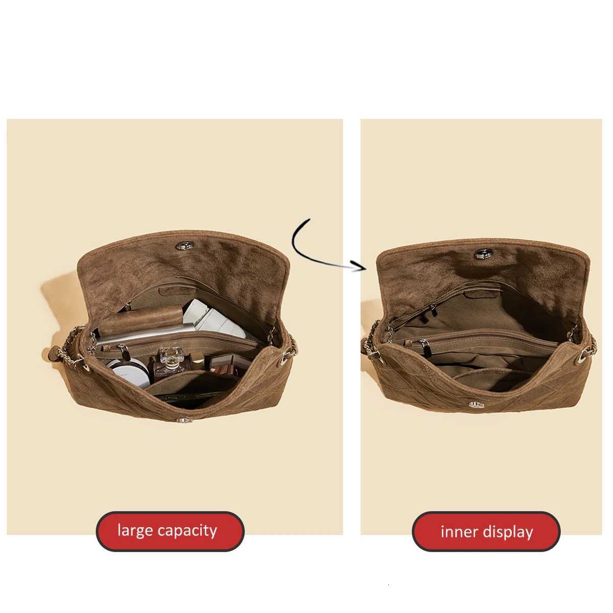 Large Capacity Womens Shoulder Bag 2026 New Retro Ladies Handbag Luxury Design Messenger Purse Commuting Bucket Bag C260327