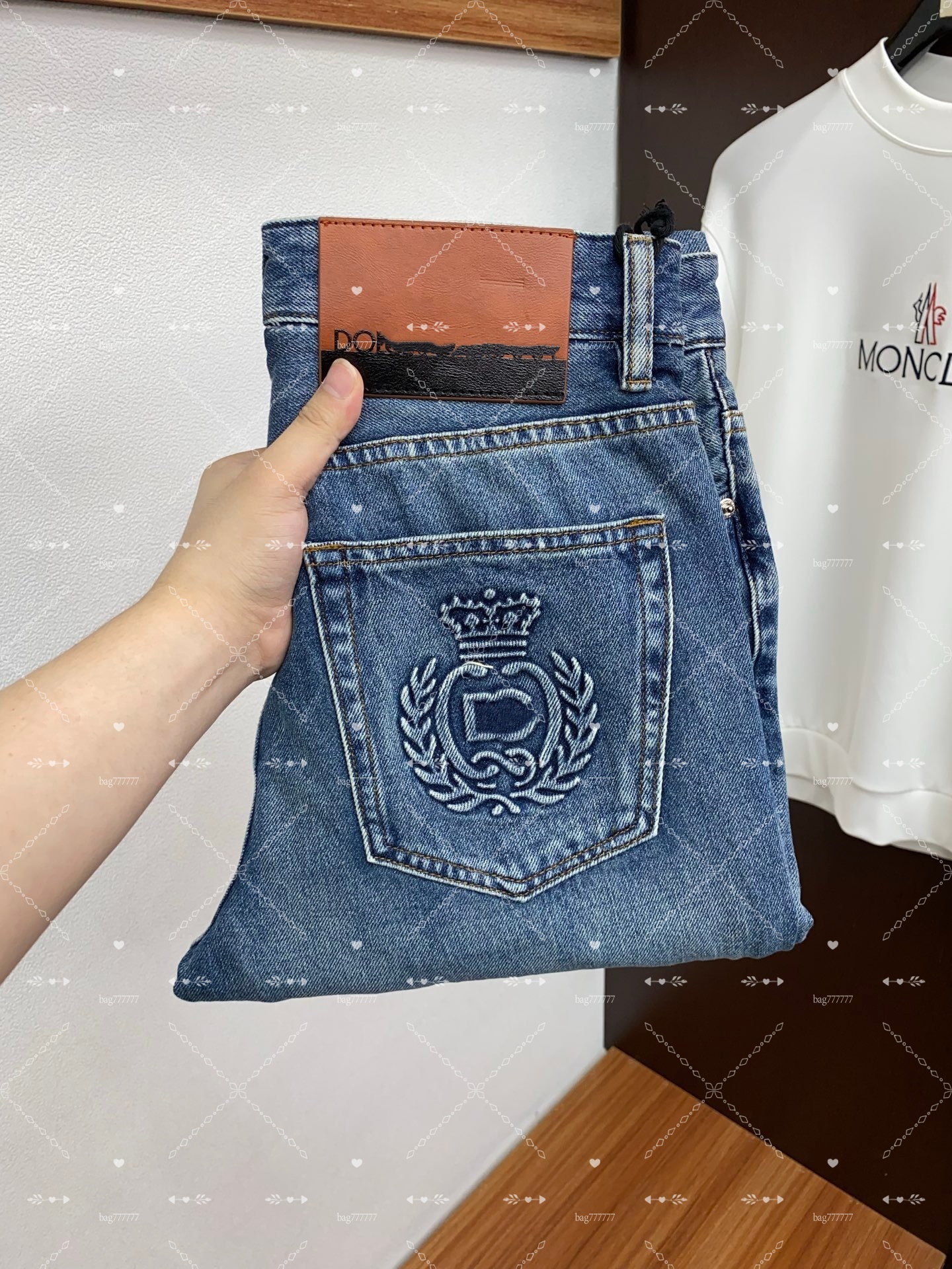 Men's Jeans, Designer Men's Retro Streetwear Pants, Casual Luxury Jeans, Customized Autumn and winter style jeans