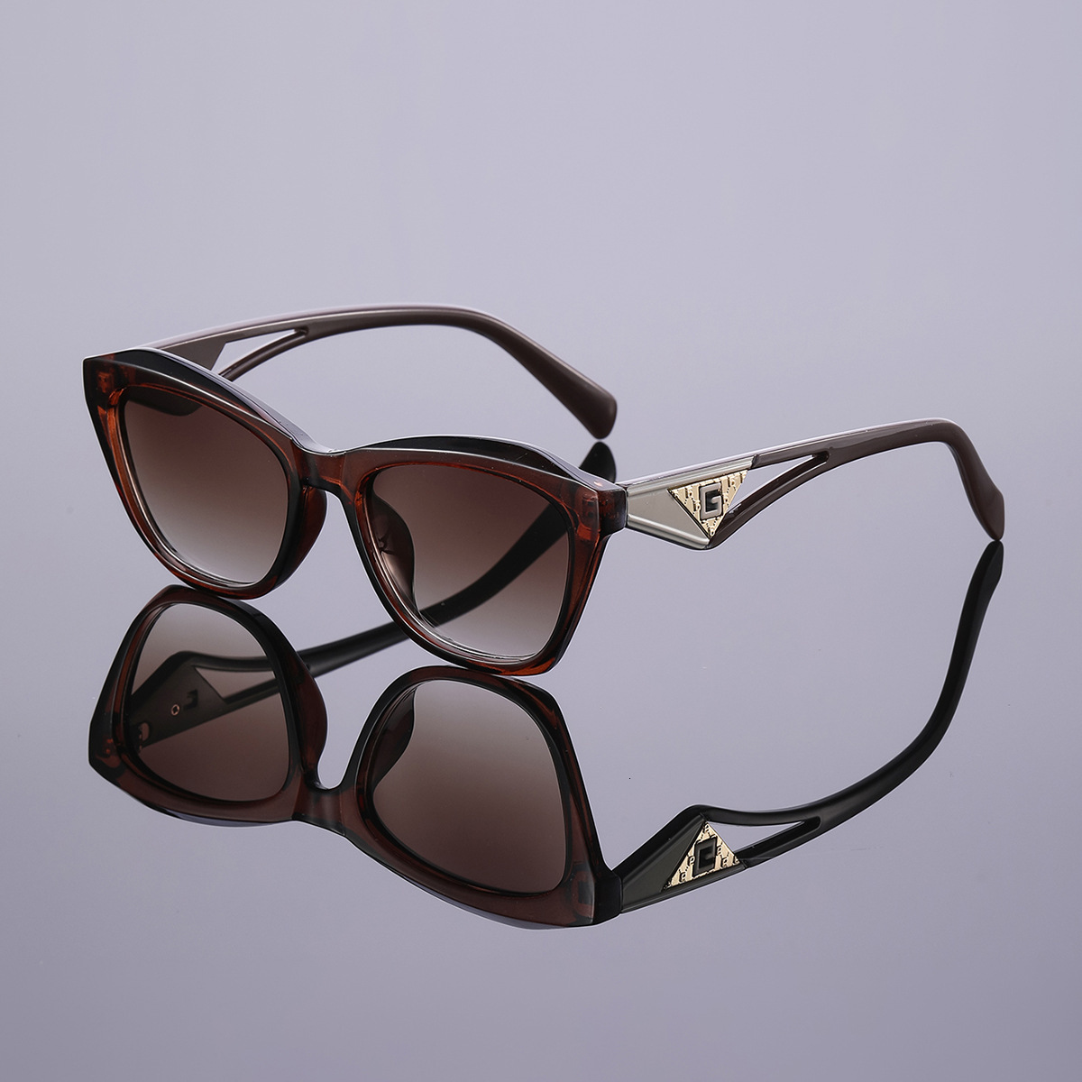 Luxury Brand Designer Sunglasses Blue Light Blocking Glasses, New Fashion Sunglasses For Men, Trendy Retro Square Frame Women's Sunglasses, Trave