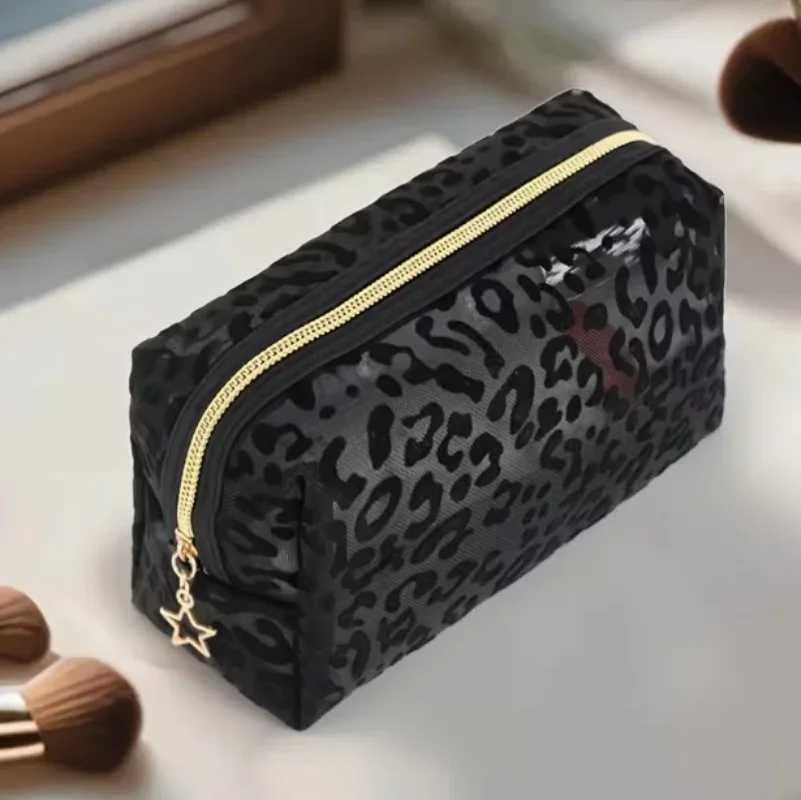 Women Mesh Cosmetic Bag Travel Storage Makeup Bag Organizer Female Make Up Pouch Portable Small Large Toiletry Beauty Case D260328