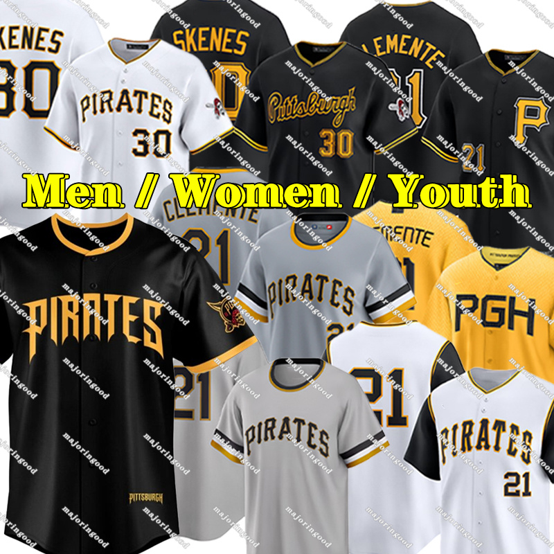 2026 Pittsburghcity Pirates Jersey #10 Reynolds #15 Cruz #13 Hayes #30 Skenes #23 Keller #22 McCutchen City Connect Baseball Jerseys